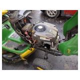 Low Hours John Deere D110 42 INCH Riding Mower With Twin Bagger