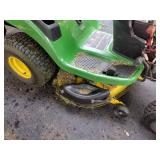 Low Hours John Deere D110 42 INCH Riding Mower With Twin Bagger