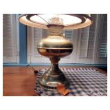 3 Vintage Hurricane oil lamps, Colonial style