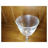 9 Fostoria Irredescent Goblets