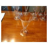 8 Williamsburg Glassware by Royal Leerdam Teardrop Goblet Pilsener Glass 7 ⅞”