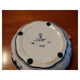 Royal Delft Covered Candy dish Signed and numbered 1499