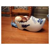 7 Delft pottery pieces