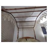 Four-Poster Early American Maple Wood full size bed