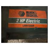 Black & Decker LE500 2HP electric lawn trimmer;  Toro plug-in Leaf Blower Ultra Blower Vac