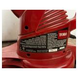 Black & Decker LE500 2HP electric lawn trimmer;  Toro plug-in Leaf Blower Ultra Blower Vac