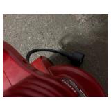 Black & Decker LE500 2HP electric lawn trimmer;  Toro plug-in Leaf Blower Ultra Blower Vac