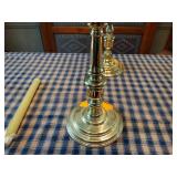 2 Baldwin brass candlestick holders, T 13” x W 6”