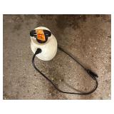 PlantMates lawn fertilizer (wheel doesn’t turn); Sears Easy Reach 2 gallon Sprayer; No Name sprayer