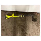 Ryobi easy-edge, battery powered hedge trimmer (Battery not included); Black and Decker Grass Hog 12” plug in Weed Wacker