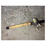 Fishing Rods: Shakespeare, abu-matic 170 Garcia, and zebco fishing rods. (Zebco has no string)