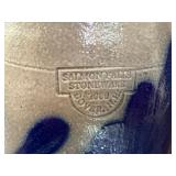 Salmon Falls Stoneware Pitcher Blueberry Vine design 8 ½” t