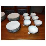 41 pc Lenox Weatherly China Dinnerware