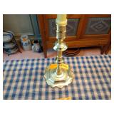 4 Baldwin Brass Candlestick Holders; 10 1/2" 2- 8 1/2", 9"