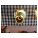 Baldwin Brass Candlestick holders; 7", 8" & 9.5"