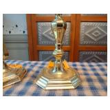 Baldwin Brass Candlestick holders; 7", 8" & 9.5"