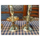 Baldwin Brass candlestick holders 8” tall 