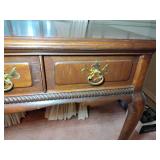 Queen Anne sideboard / Server  with carved embellishment below drawers H 28” x L 46” x W 22”