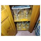 2 Wood Jelly Cabinets with turn-button latch, interior shelves. H 51 ½” x W 12 ½” x L 22
