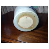 2 Rowe Pottery Works Salt Glazed large pitchers 1987 & 1988: 11” t & 8 ½” t