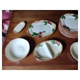 Set of Franciscan Apple Blossom Dinnerware and accessories 64 pieces