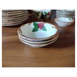 Set of Franciscan Apple Blossom Dinnerware and accessories 64 pieces