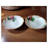 Set of Franciscan Apple Blossom Dinnerware and accessories 64 pieces
