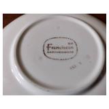 Set of Franciscan Apple Blossom Dinnerware and accessories 64 pieces