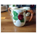 Set of Franciscan Apple Blossom Dinnerware and accessories 64 pieces