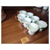 Set of Franciscan Apple Blossom Dinnerware and accessories 64 pieces