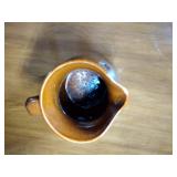 8 Colonial Williamsburg Pottery bowls 5” diam. x 2” deep; Foltz 1983 Redware Pottery pitcher