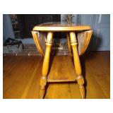 Vintage Farmhouse Colonial Maple Drop Leaf Table