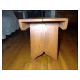 Wood bench L 48” x W 13” x H 17 ½”