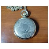 Croton Ltd Edition Pocket watch with stand and case. Dial includes a moon phase