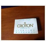 Croton Ltd Edition Pocket watch with stand and case. Dial includes a moon phase