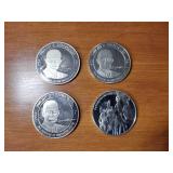 86 count Coin (U.S. and Canada) / Token collection and military tie tacks.