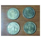 86 count Coin (U.S. and Canada) / Token collection and military tie tacks.