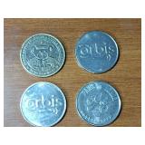 86 count Coin (U.S. and Canada) / Token collection and military tie tacks.