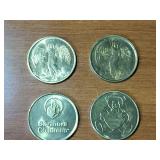 86 count Coin (U.S. and Canada) / Token collection and military tie tacks.