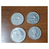 86 count Coin (U.S. and Canada) / Token collection and military tie tacks.