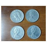 86 count Coin (U.S. and Canada) / Token collection and military tie tacks.