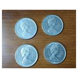 86 count Coin (U.S. and Canada) / Token collection and military tie tacks.