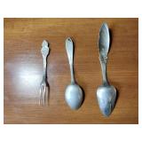 14 pieces Sterling silver items