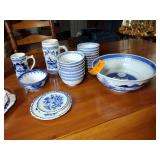 Delft, Royal Albert China and Chinese bowls and MIJ Pitcher