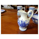 Delft, Royal Albert China and Chinese bowls and MIJ Pitcher