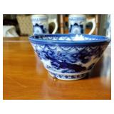 Delft, Royal Albert China and Chinese bowls and MIJ Pitcher