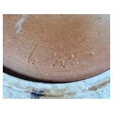 Williamsburg C4W pottery 10 pcs: One bowl 6 ½” diam.x 3 ¼” t, 8 cups 3 ½” t, one 1991 stein 5 “ t