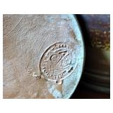 Williamsburg C4W pottery 10 pcs: One bowl 6 ½” diam.x 3 ¼” t, 8 cups 3 ½” t, one 1991 stein 5 “ t