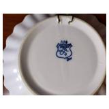 Makkum wall plates two-11 ½” diam, 8” diam., 6 ½” diam., Delft Ginger Jar 11”t, lamp w/ shade