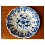 Makkum wall plates two-11 ½” diam, 8” diam., 6 ½” diam., Delft Ginger Jar 11”t, lamp w/ shade